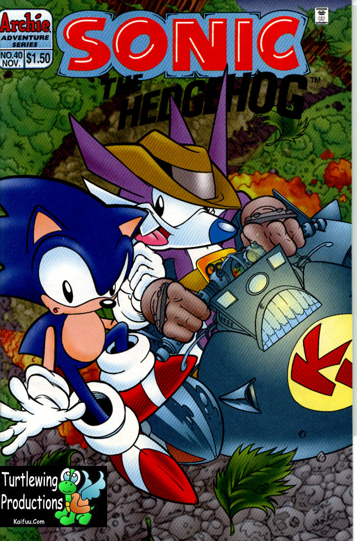 Sonic - Archie Adventure Series November 1996 Cover Page